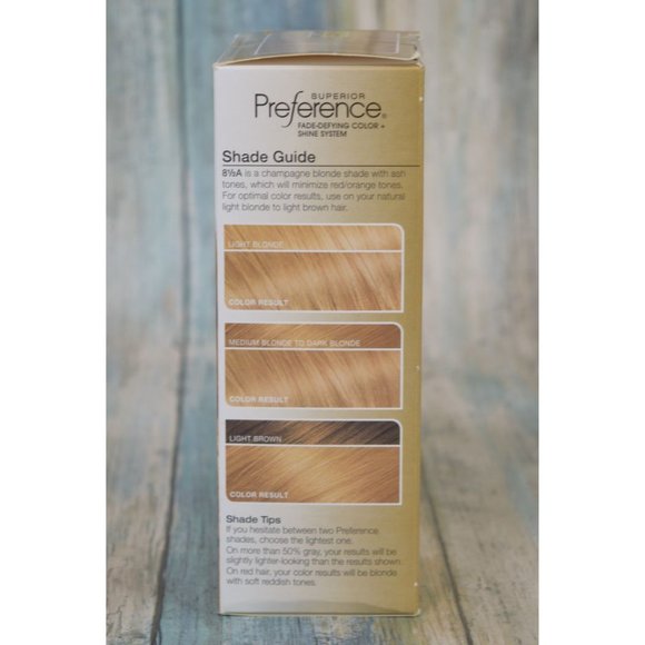 Loreal Superior Preference 8 1/2A Champagne Blonde Cooler Level 3 Permanent Dye - Picture 5 of 8